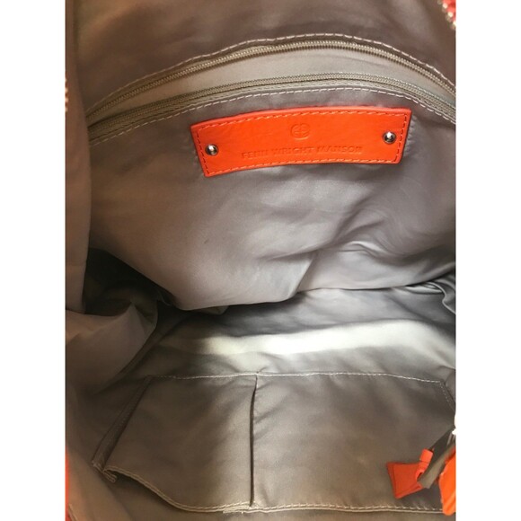 Fenn Wright Manson oversized hobo bag in orange - Picture 7 of 12